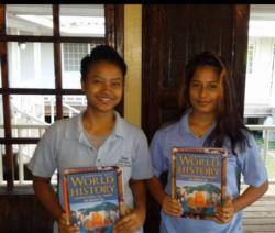Yap Catholic High School Book Donation