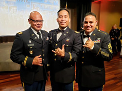 Proud Saint Louis alumni (from left to right): MAJ John Alamodin 82', 2LT Eric Agluba 12', MSG Douglas Barbieto 90'